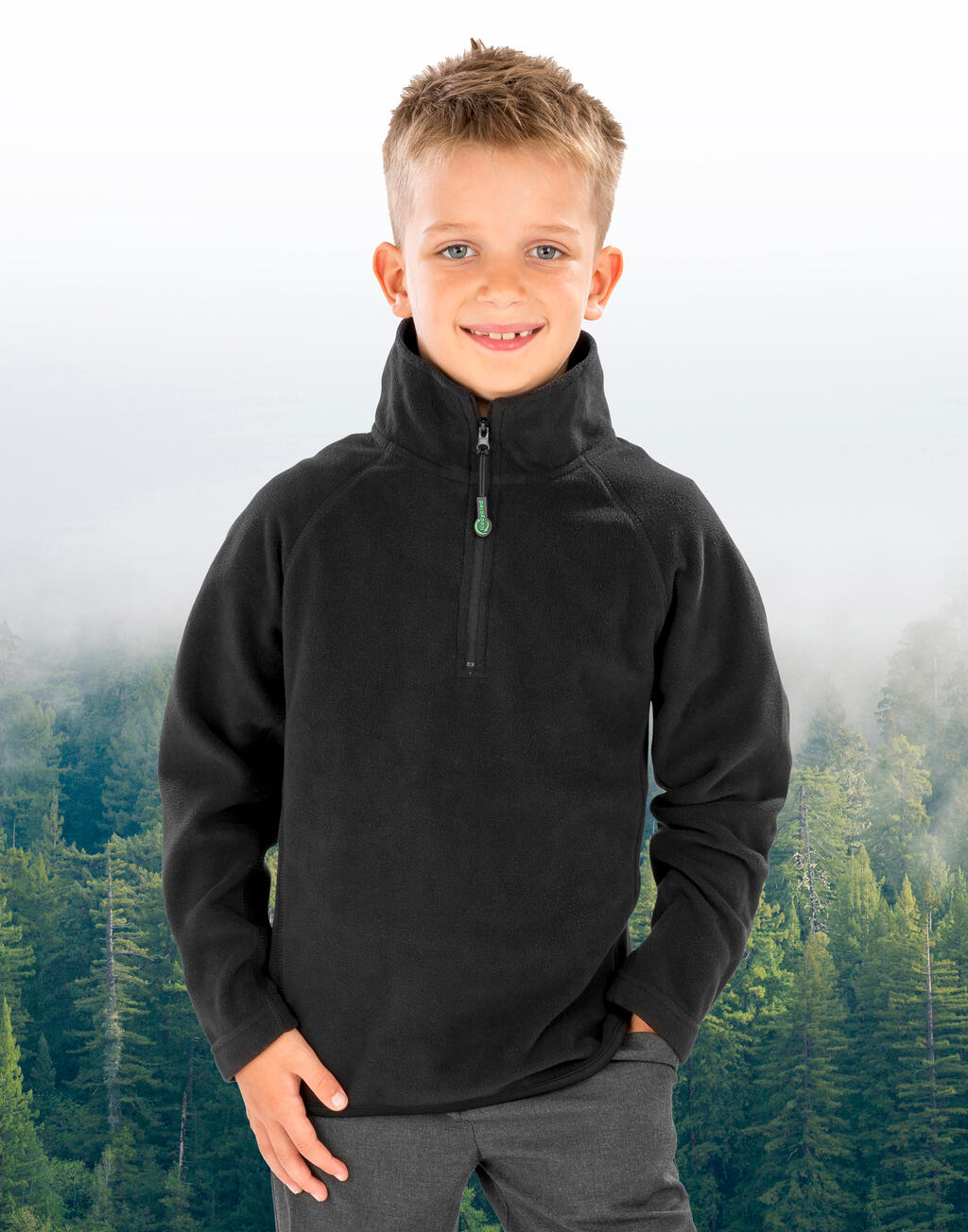Junior Recycled Microfleece Top - Vue 4