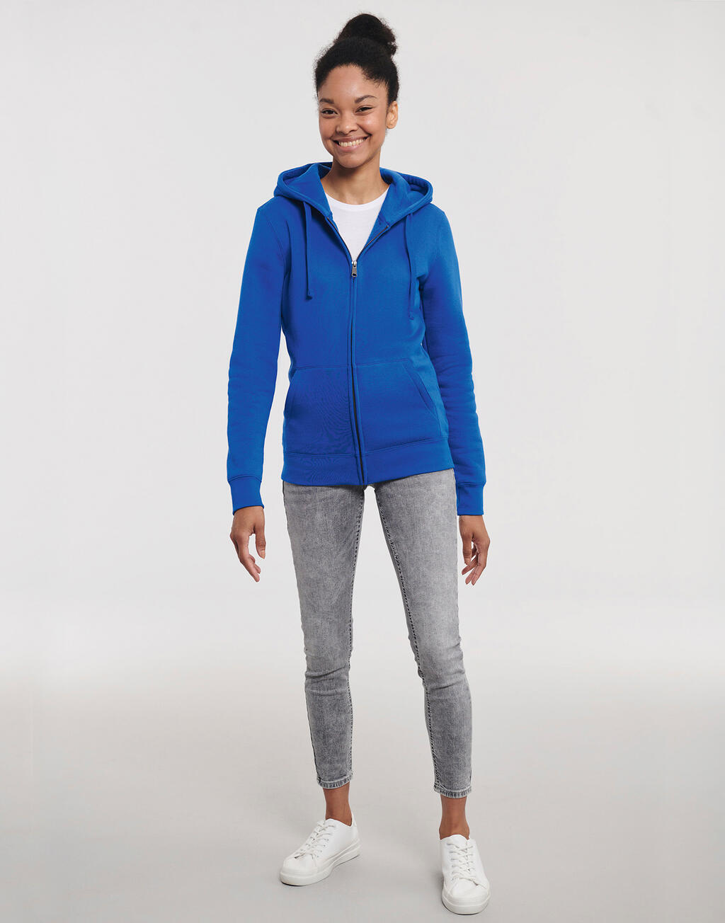 Ladies' Authentic Zipped Hood - Vue 3