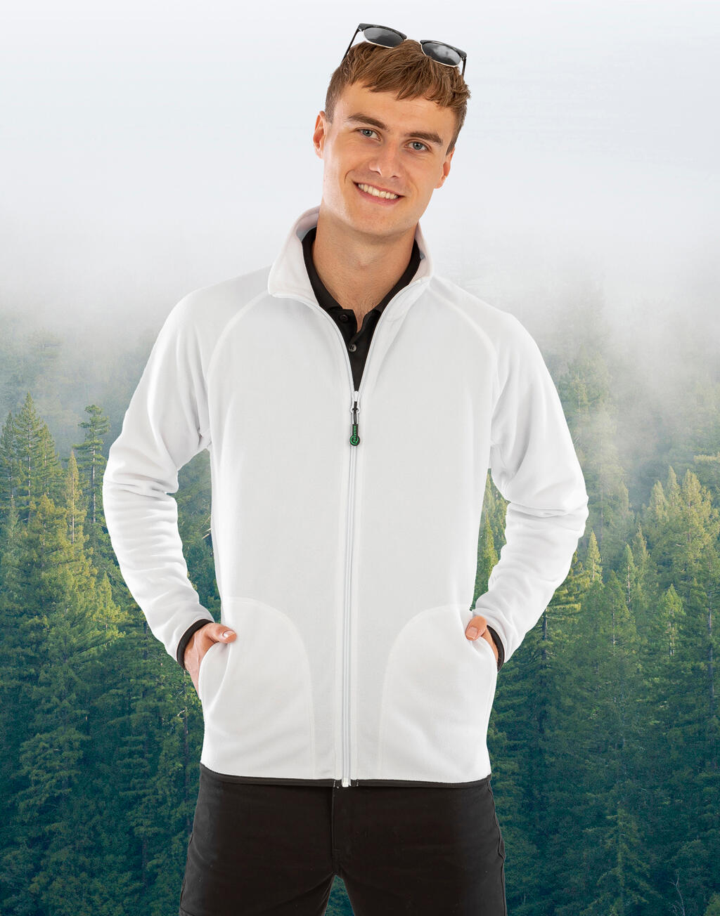 Recycled Microfleece Jacket - Vue 3