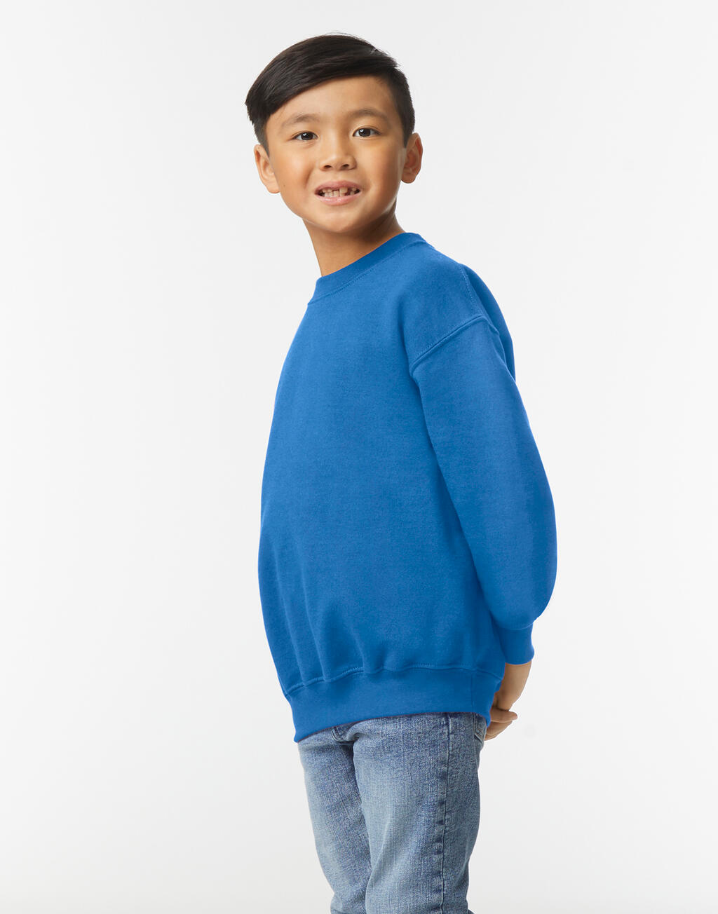Heavyweight Blend Youth Crew Neck - Vue 2