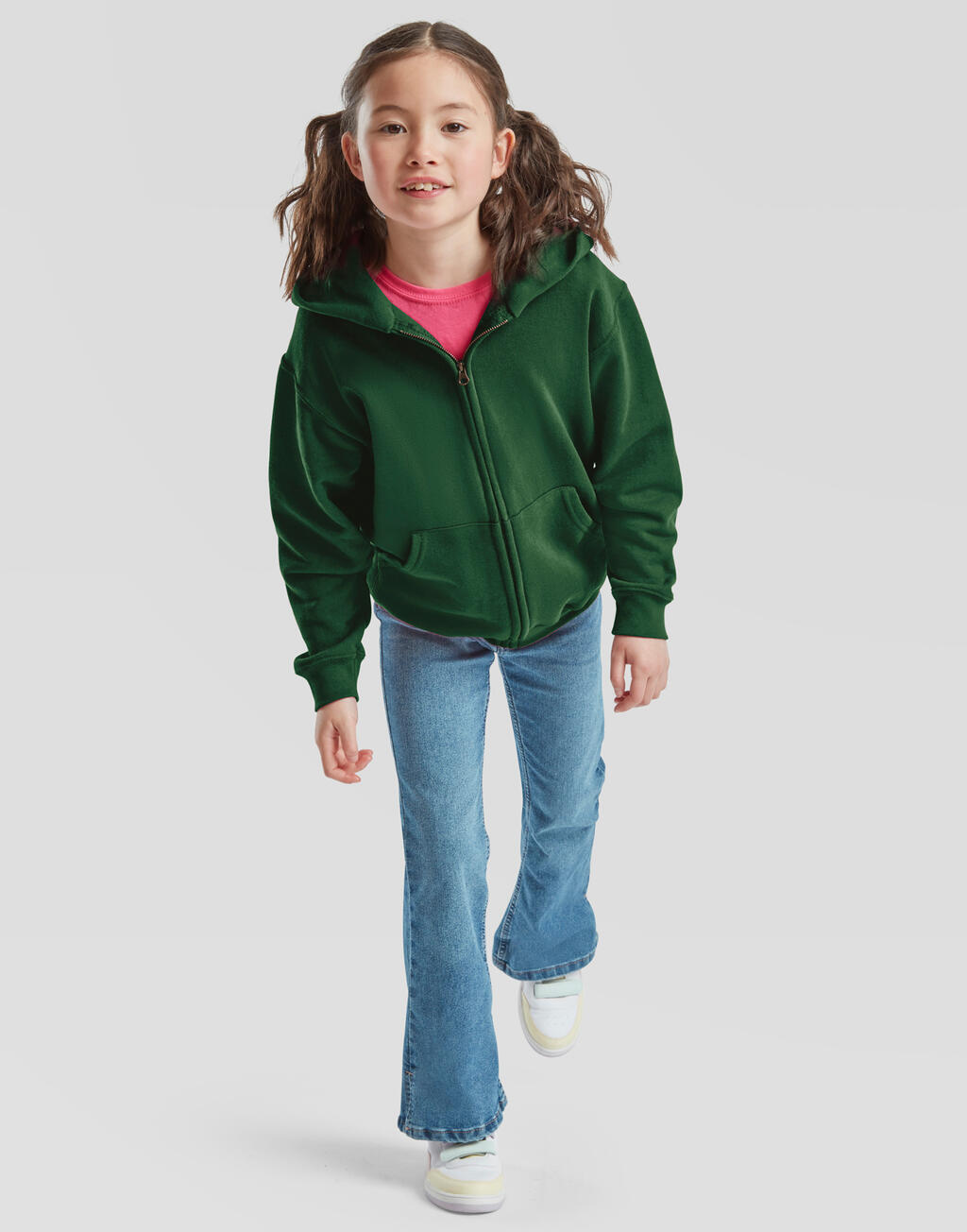 Kids Classic Hooded Sweat Jacket - Vue 4