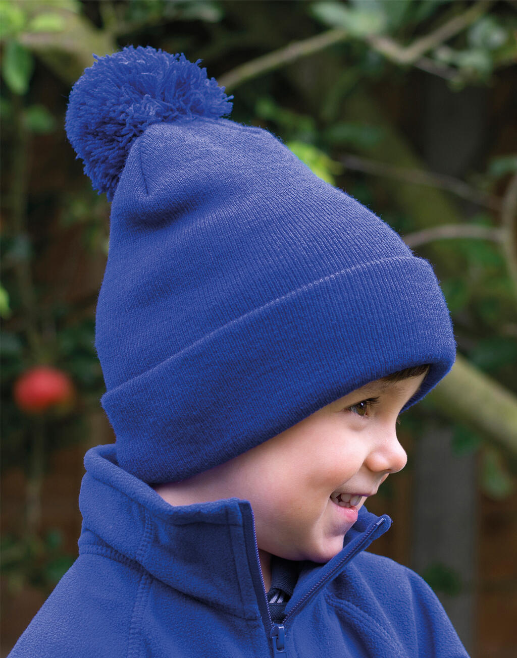 Junior Pom Pom Beanie - Vue 3