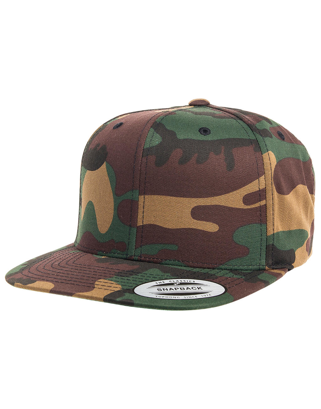 Classic Snapback in Camo - Vue 2