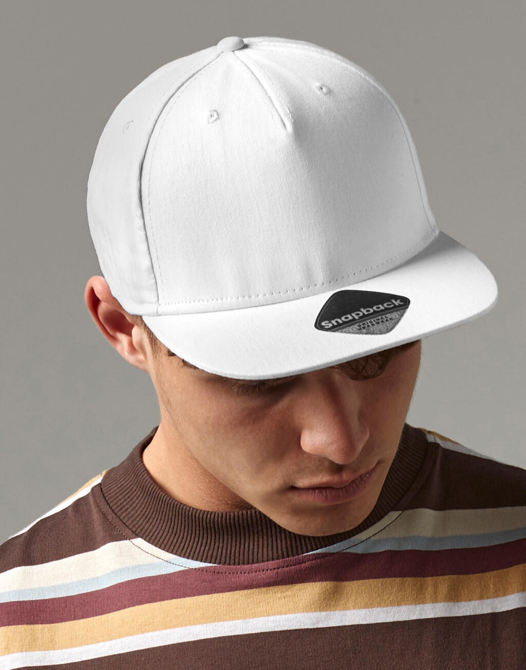 5 Panel Snapback Rapper Cap - Vue 2