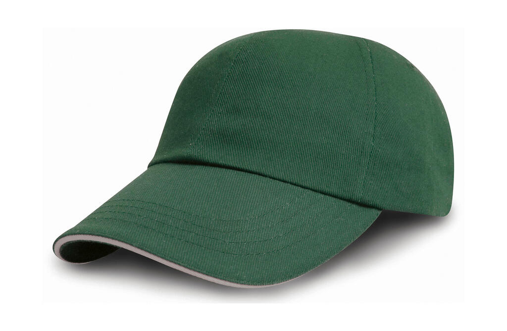 Brushed Cotton Decorator Cap with Sandwich Peak - Vue 5