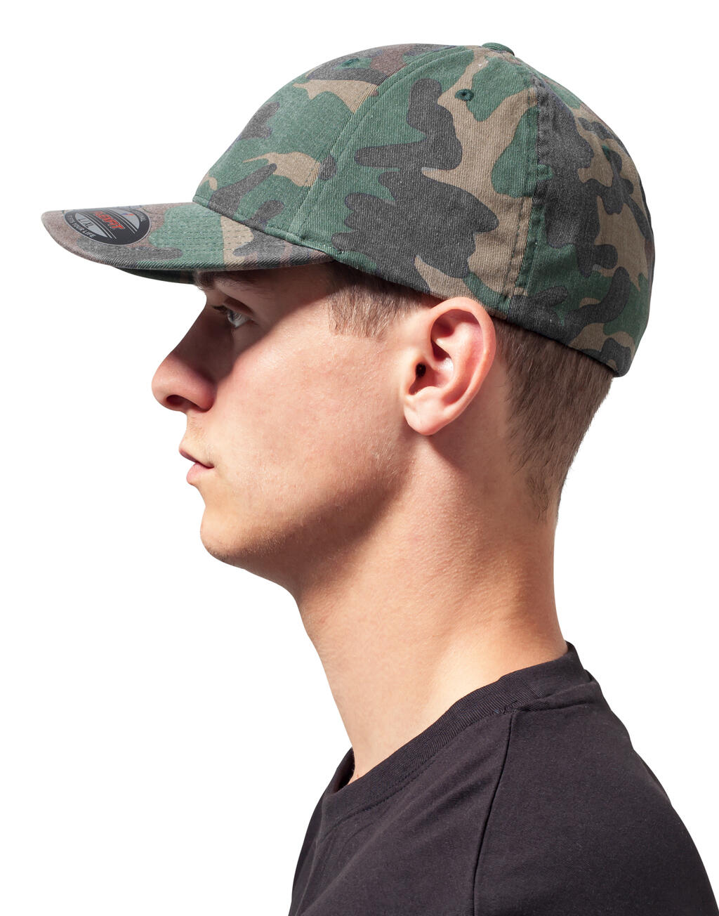Flexfit Garment Washed Camo - Vue 4