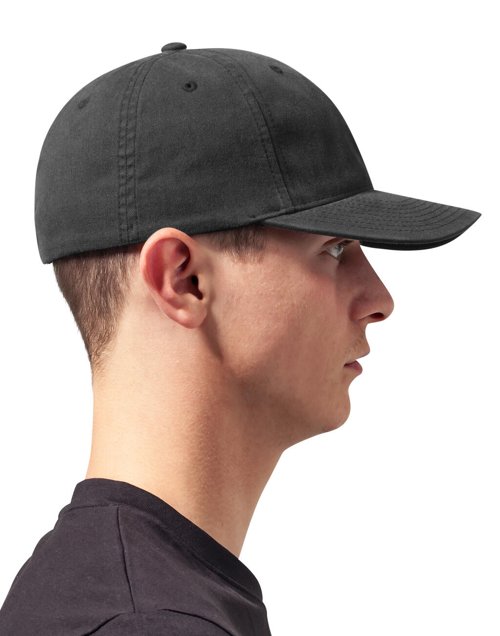 Flexfit Garment Washed Cotton Dad Hat - Vue 4