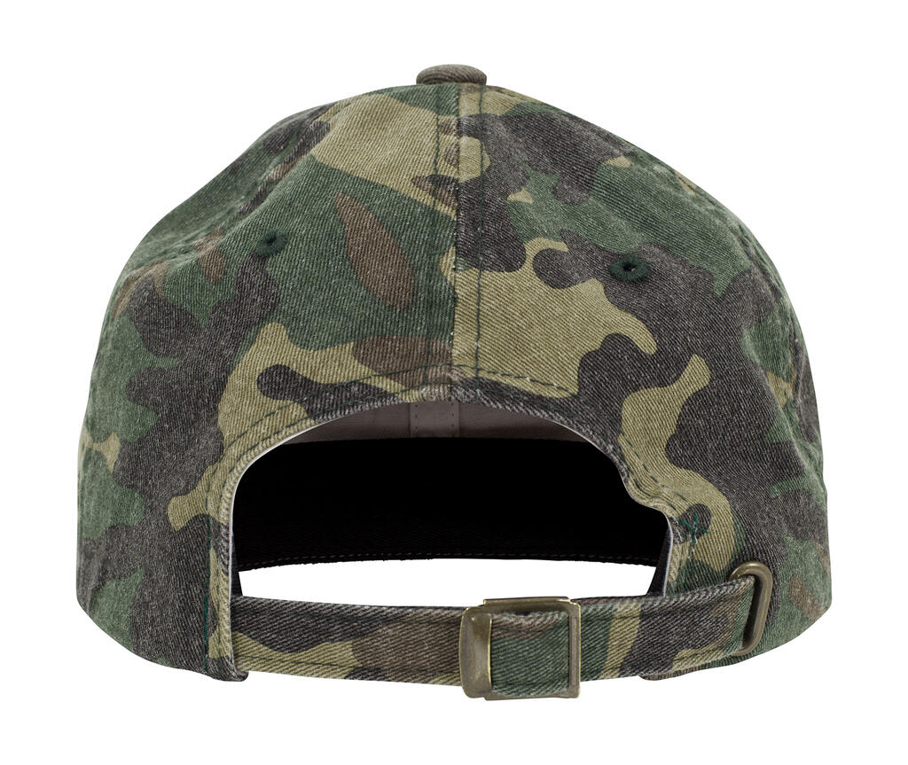 Low Profile Camo Washed Cap - Vue 5