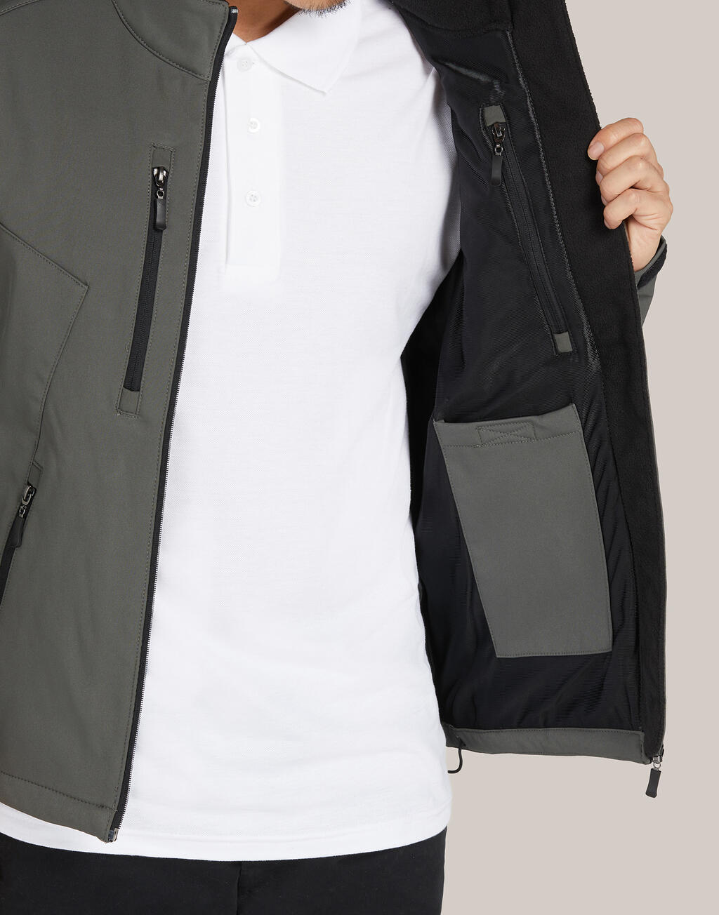 Signature Tagless Softshell Jacket Men - Vue 5