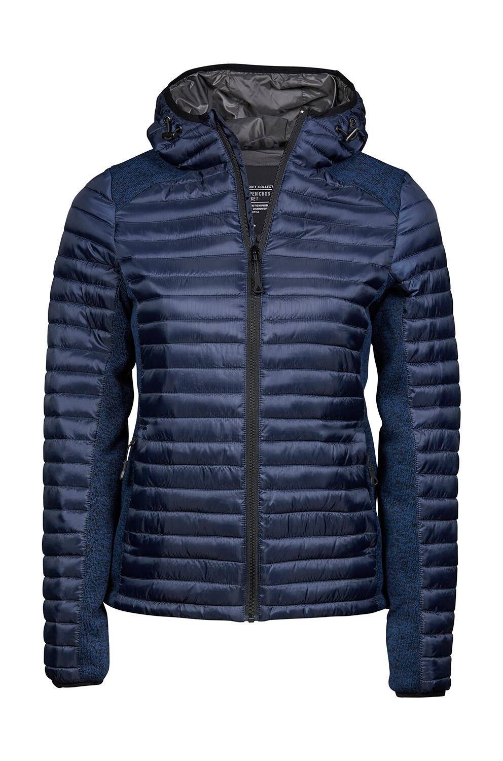 Ladies Hooded Outdoor Crossover Jacket - Vue 2