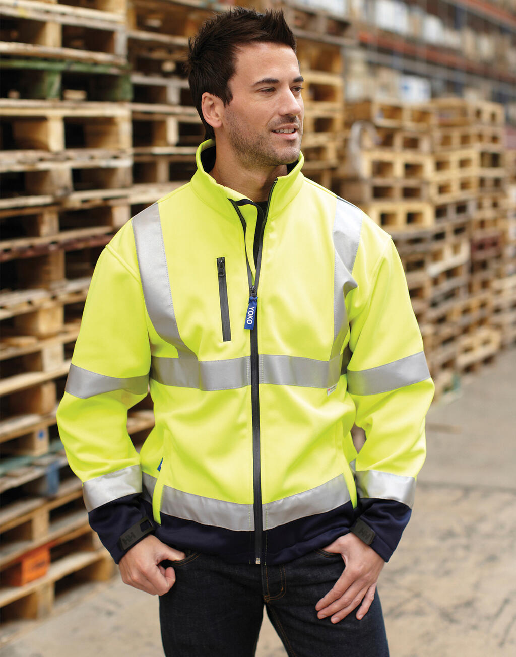 Fluo Softshell Jacket - Vue 2