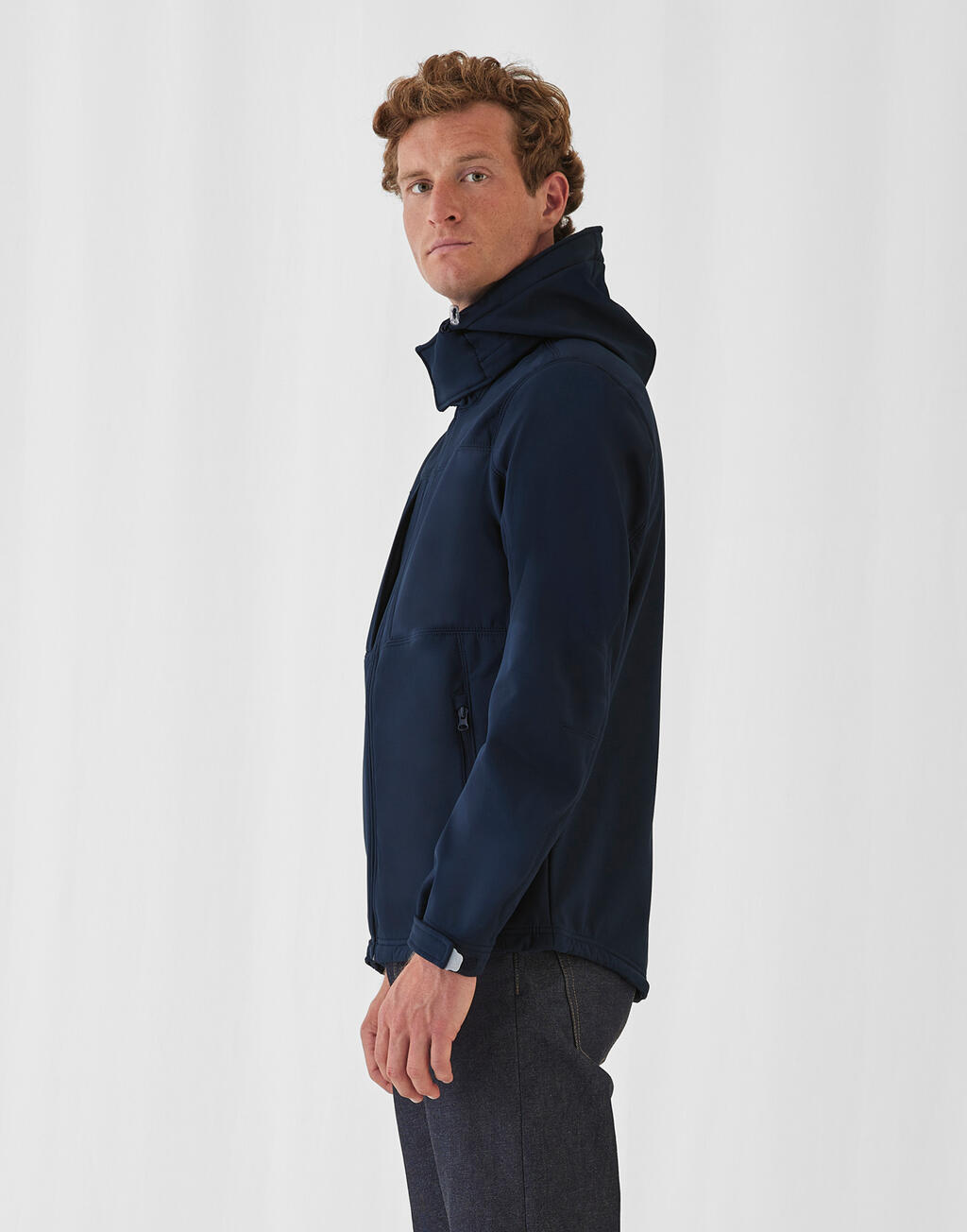 Hooded Softshell/men - Vue 3