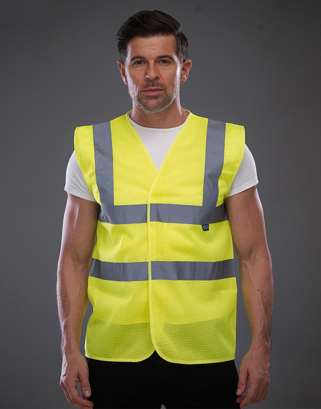 Fluo Open Mesh Waistcoat - Vue 2