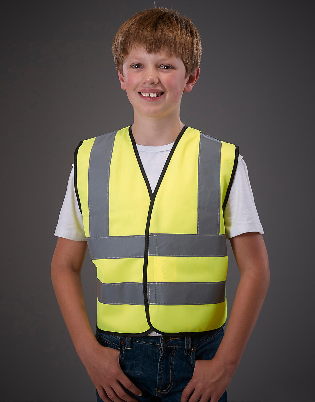 Kids Fluo 2 Band + Brace Waistcoat - Vue 2
