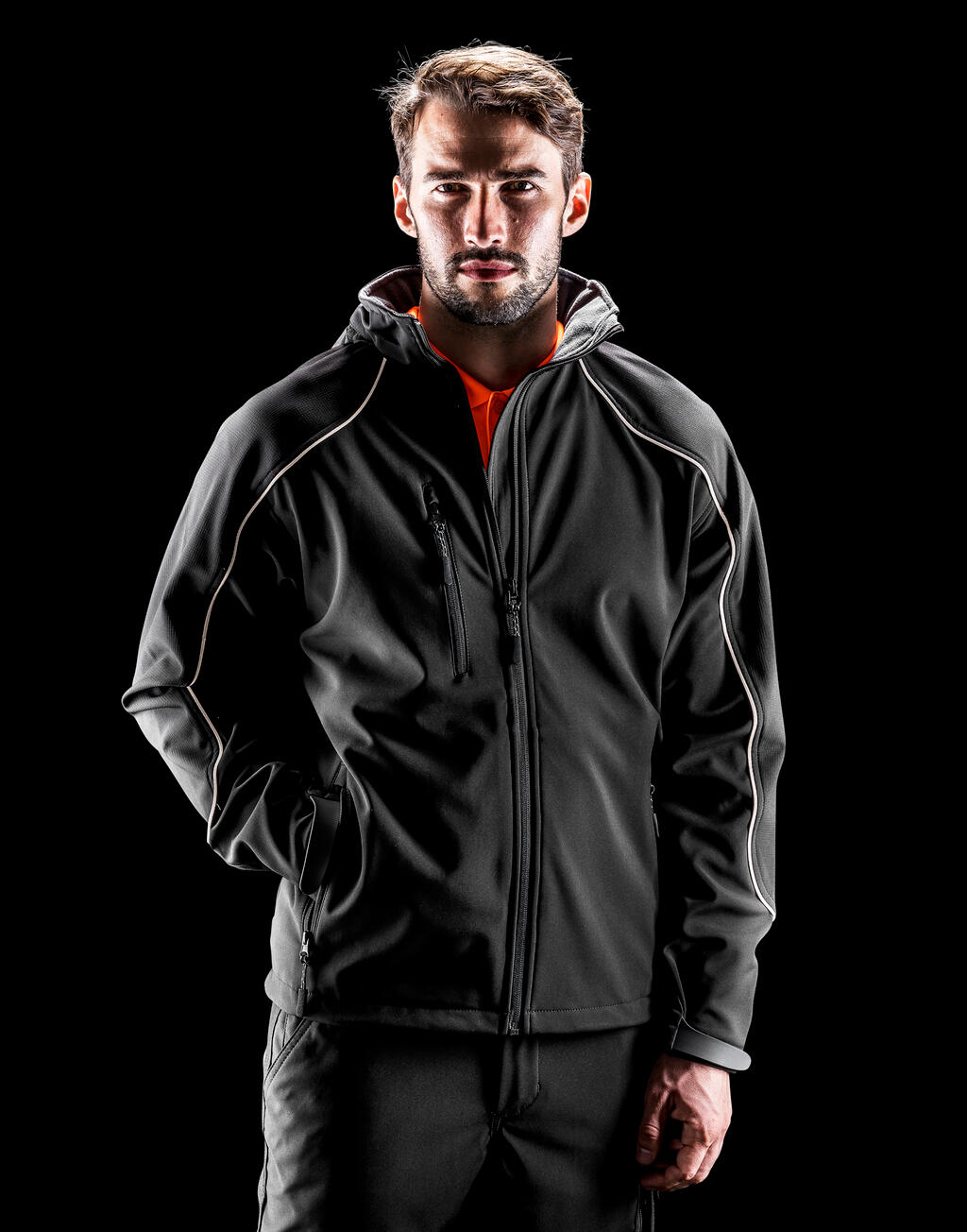 Ice Fell Hooded Softshell Jacket - Vue 2