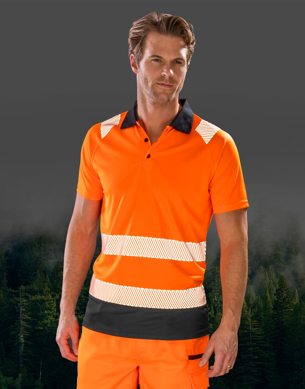 Recycled Safety Polo Shirt - Vue 3
