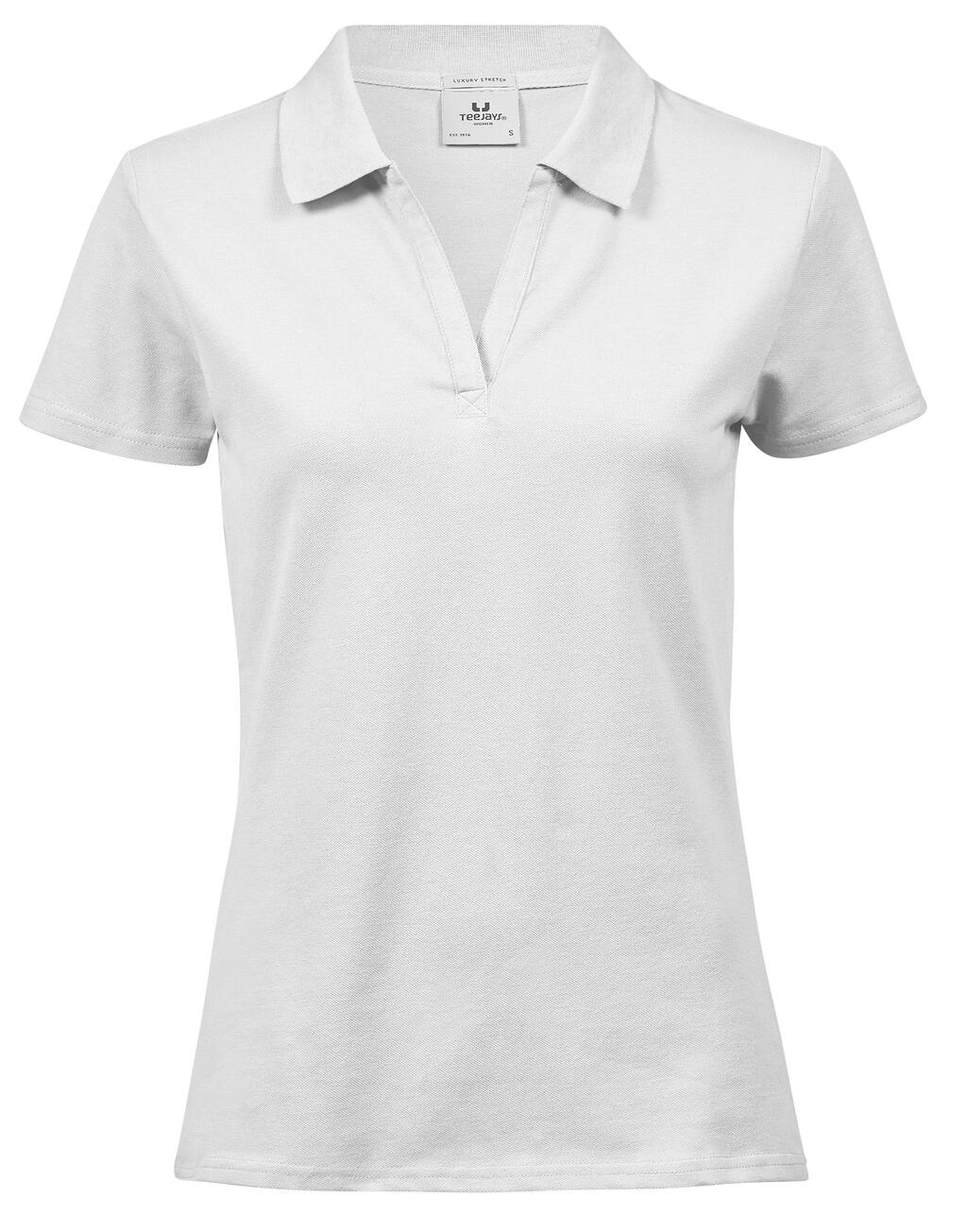 Women's Luxury Stretch V Polo - Vue 2