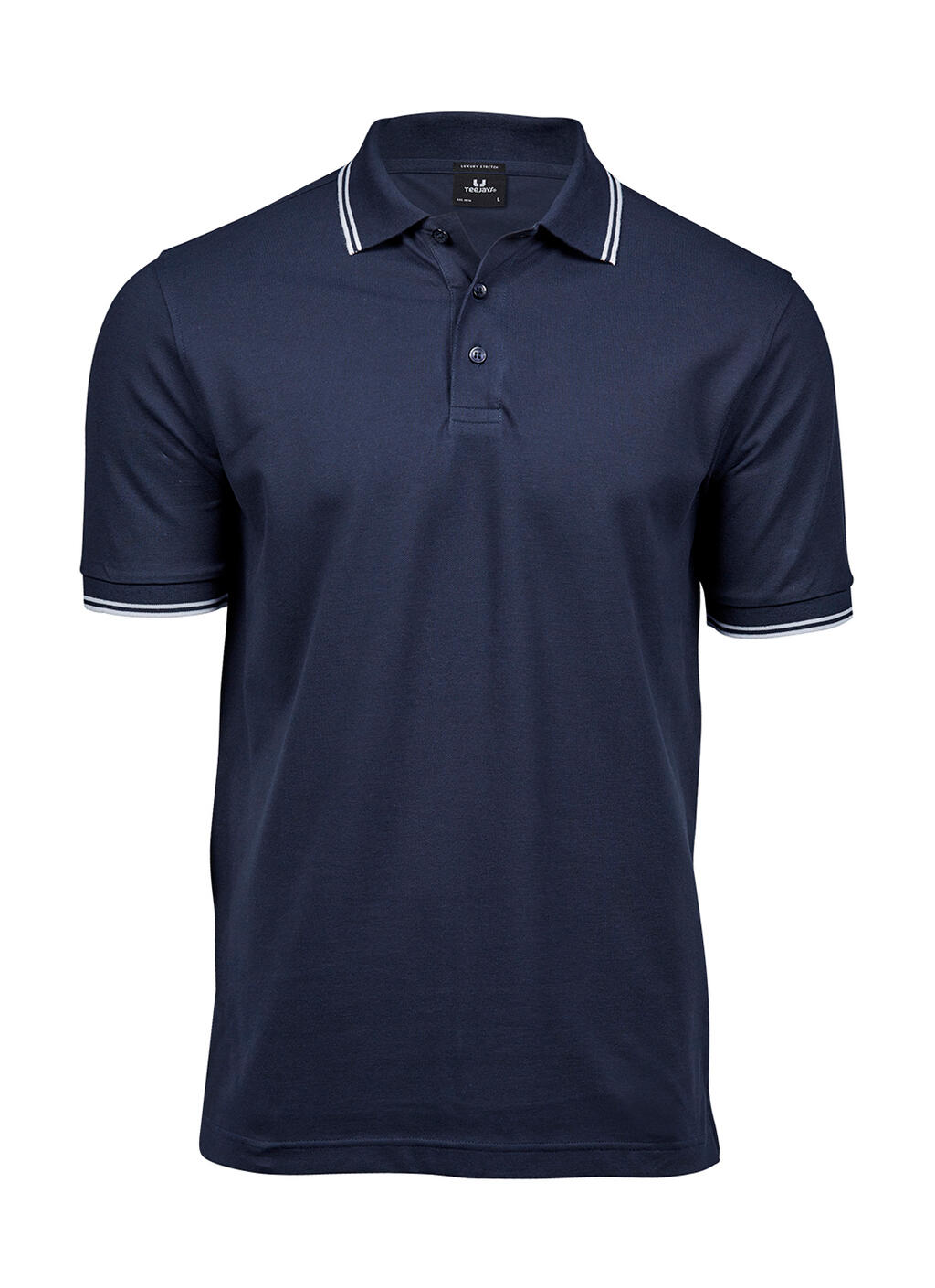 Luxury Stripe Stretch Polo - Vue 2