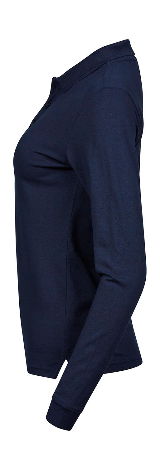 Ladies Luxury LS Stretch Polo - Vue 2