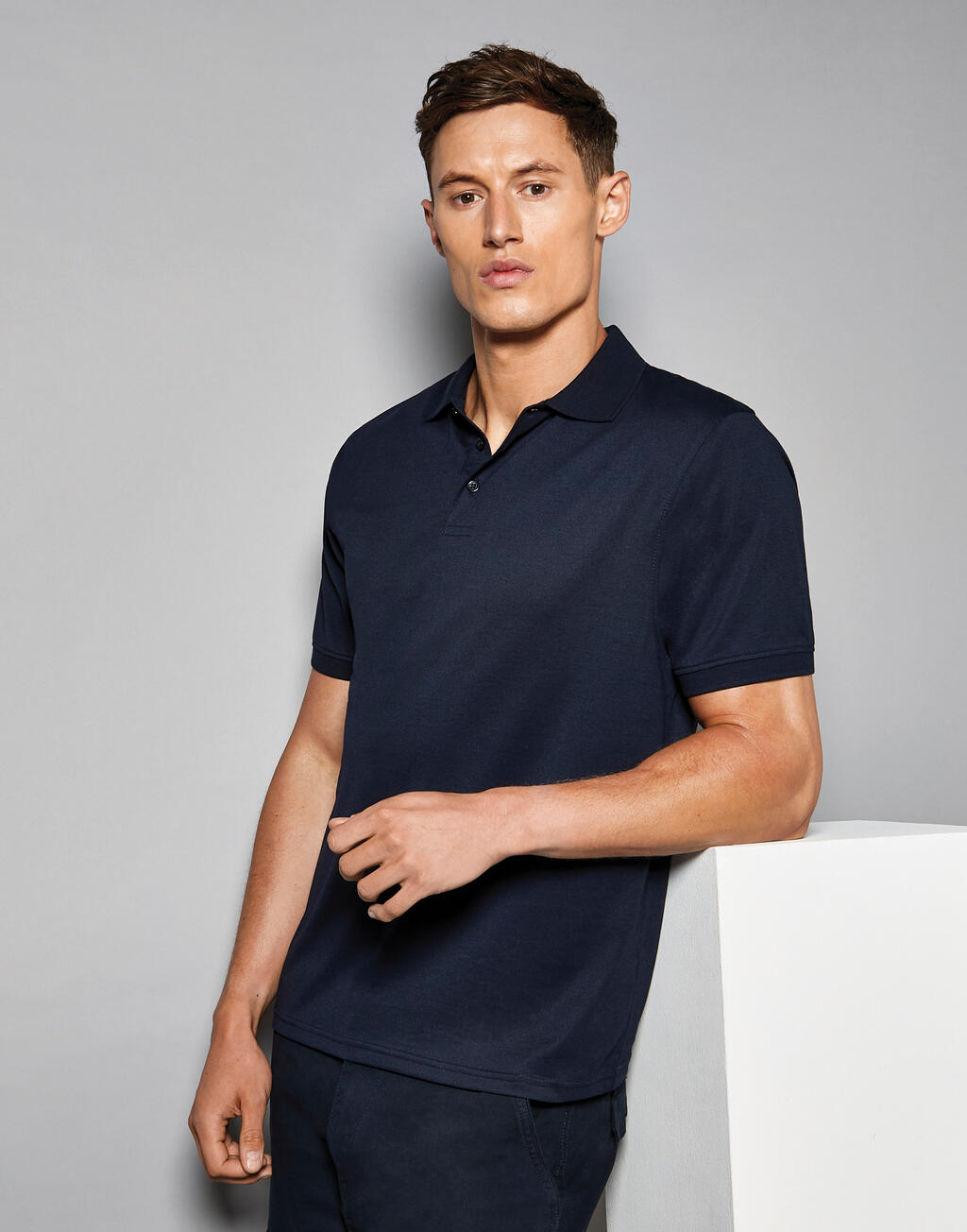 Regular Fit Superwash® 60º Jersey Polo - Vue 2