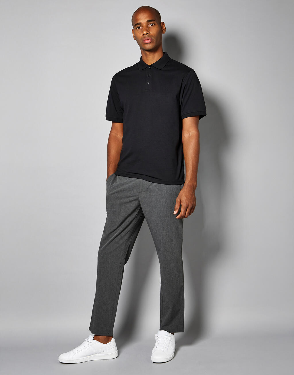 Regular Fit Superwash® 60º Jersey Polo - Vue 5