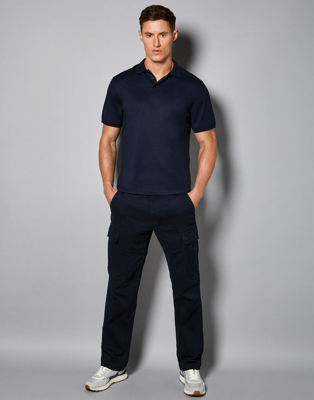 Regular Fit Superwash® 60º Jersey Polo - Vue 3