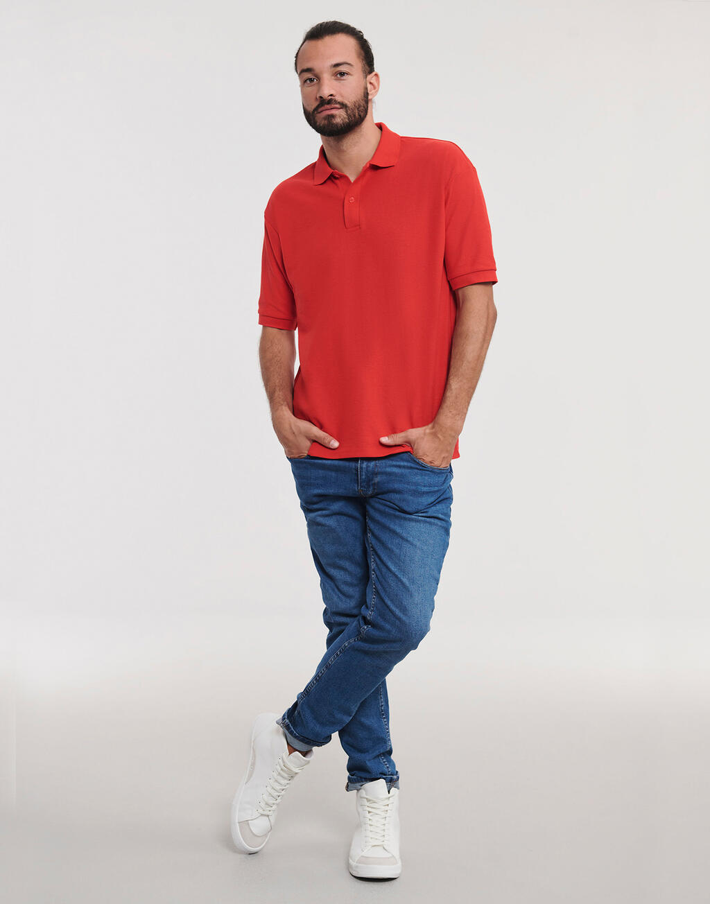 Men's Classic Polycotton Polo - Vue 3