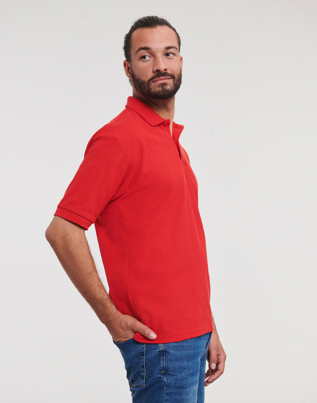 Men's Classic Polycotton Polo - Vue 2