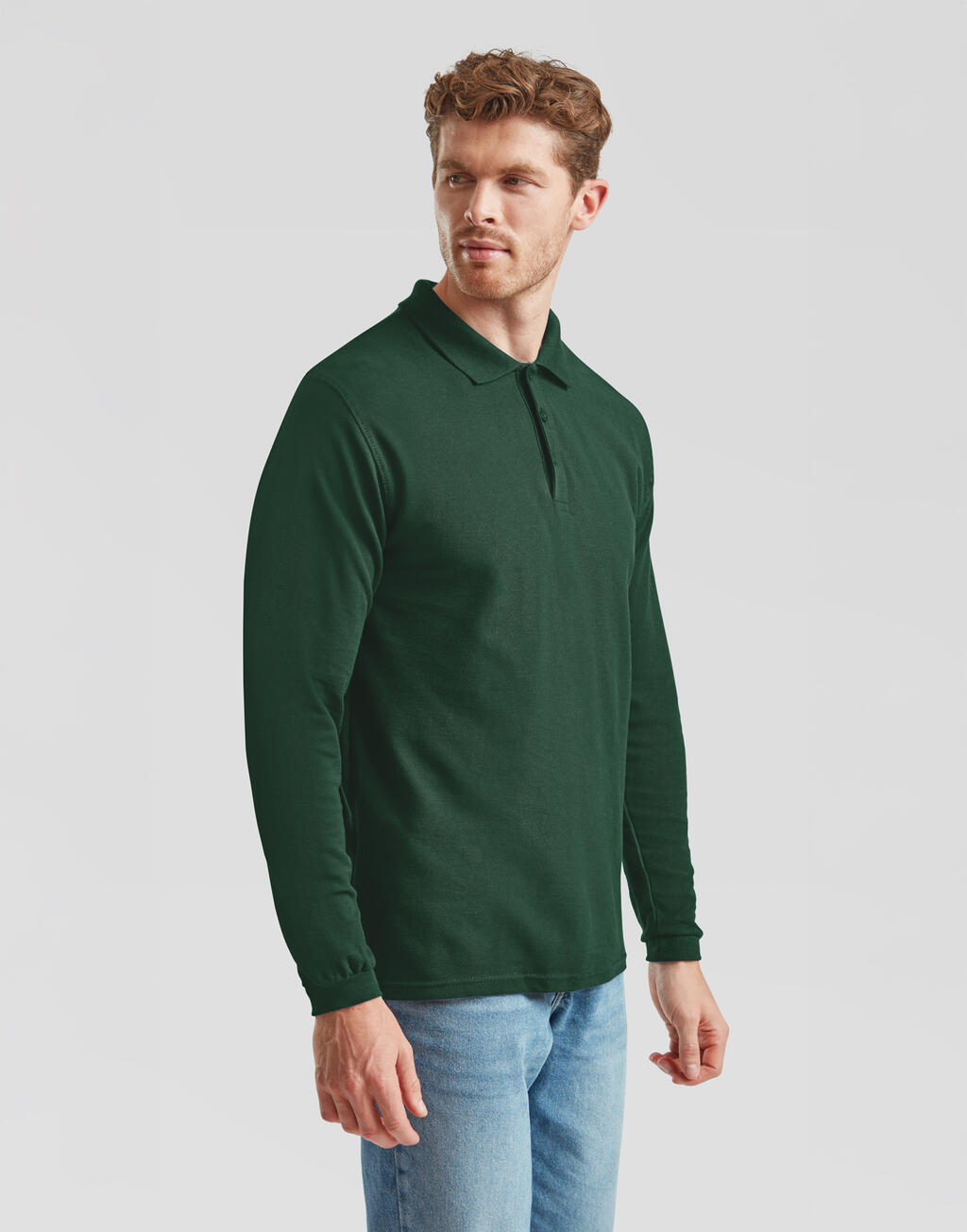 Premium Long Sleeve Polo - Vue 3