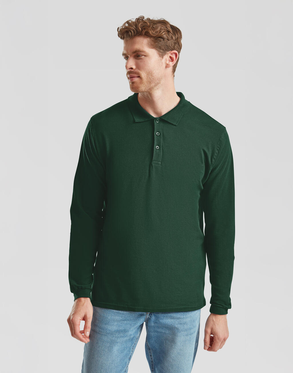 Premium Long Sleeve Polo - Vue 2