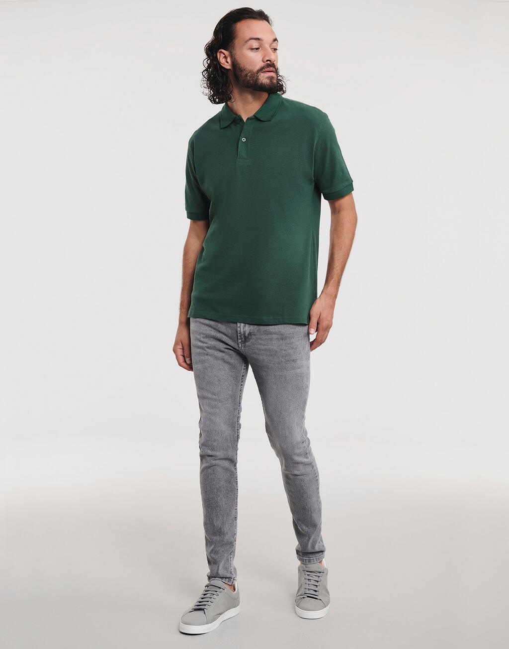Men's Classic Cotton Polo - Vue 3
