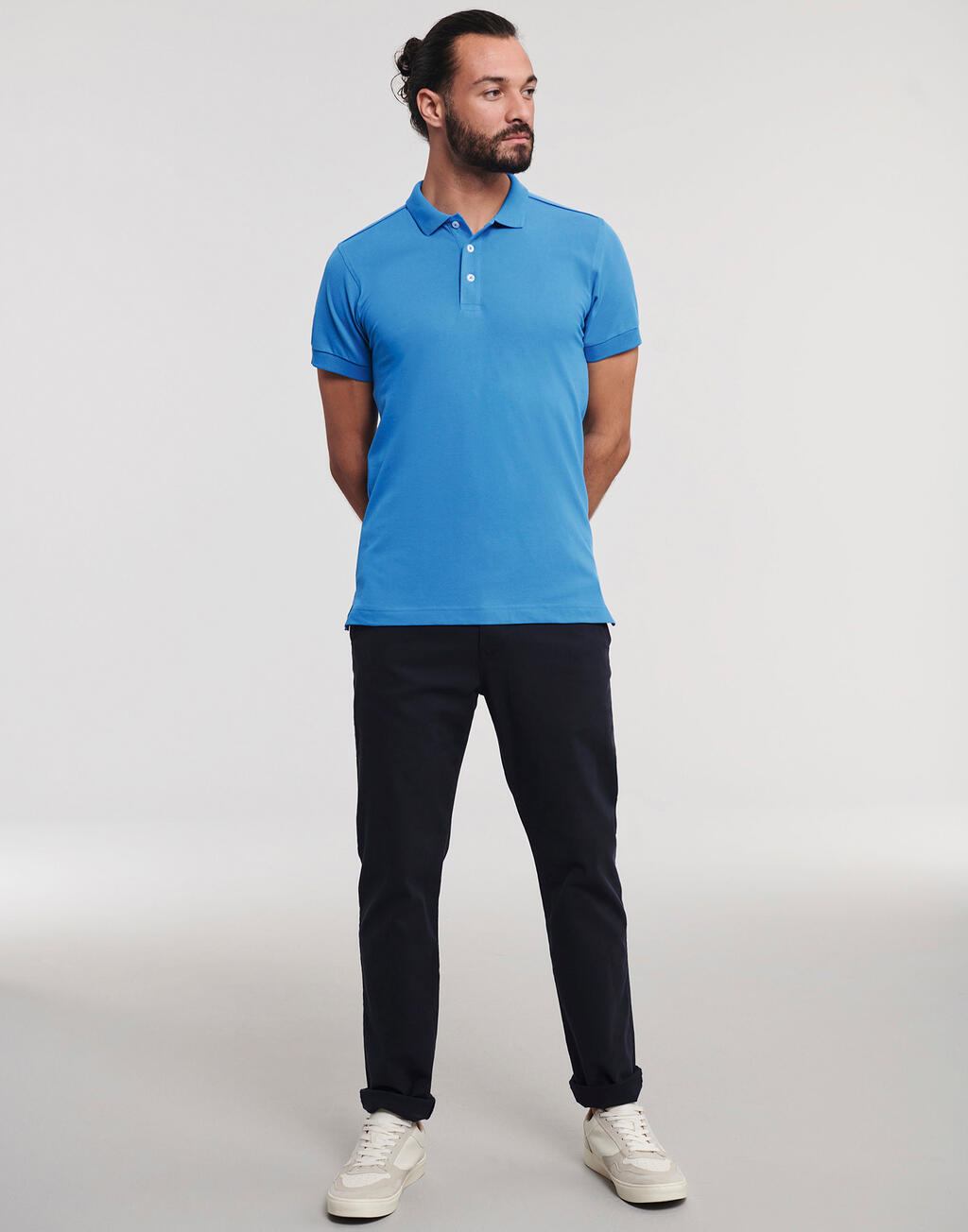 Men's Fitted Stretch Polo - Vue 3