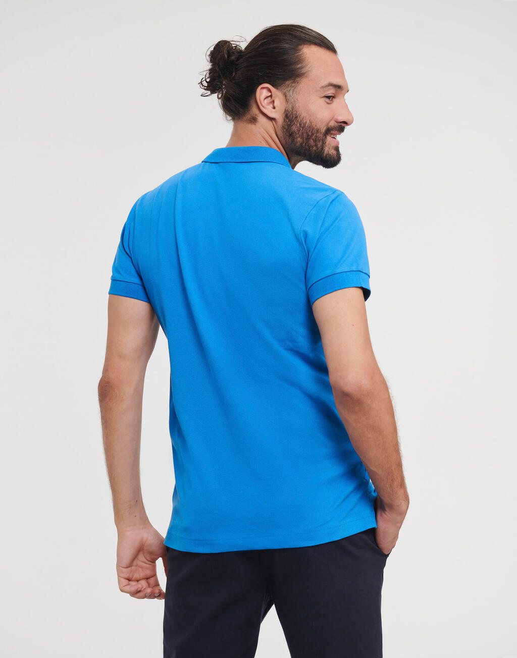 Men's Fitted Stretch Polo - Vue 2