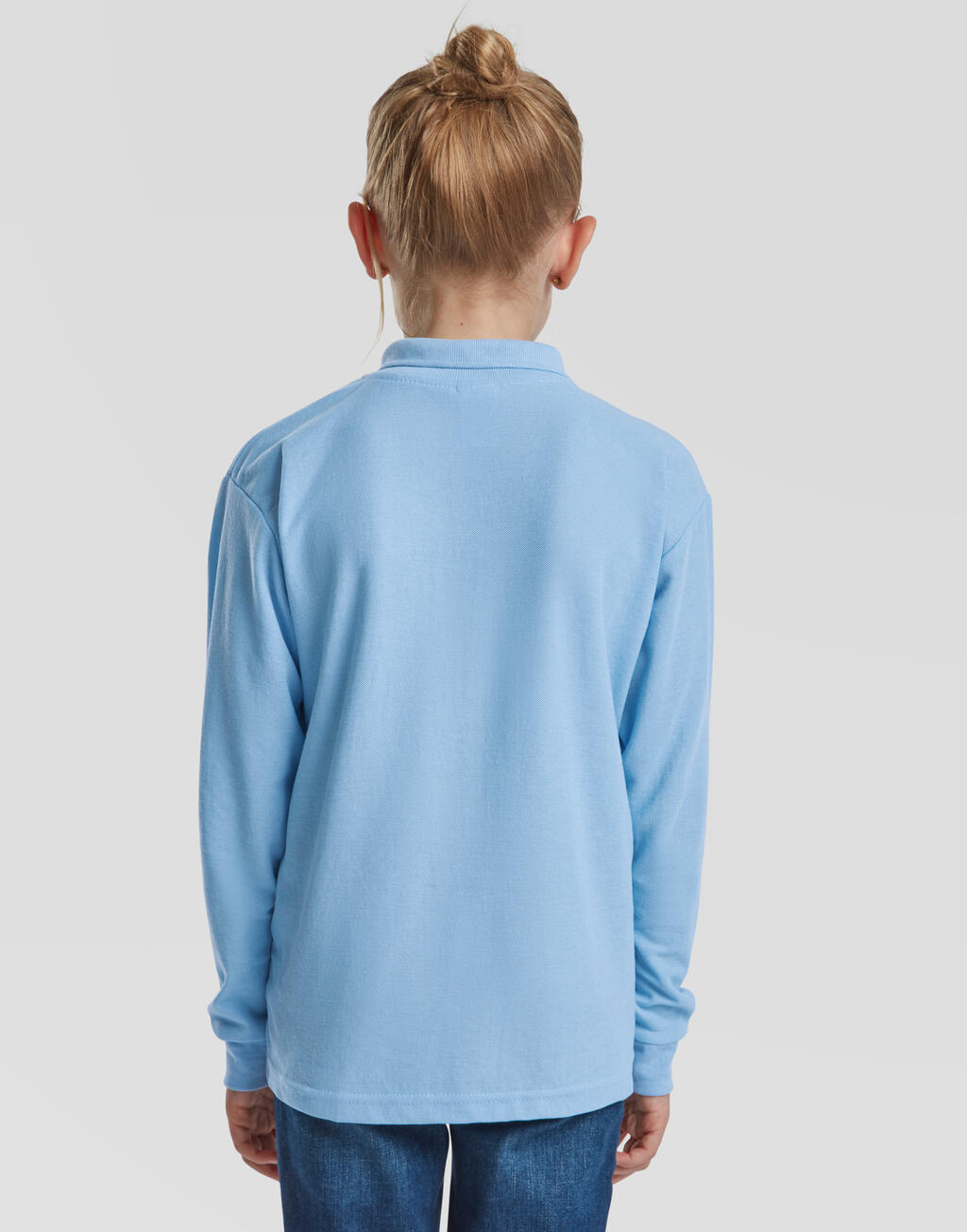 Kids 65/35 Long Sleeve Polo - Vue 4