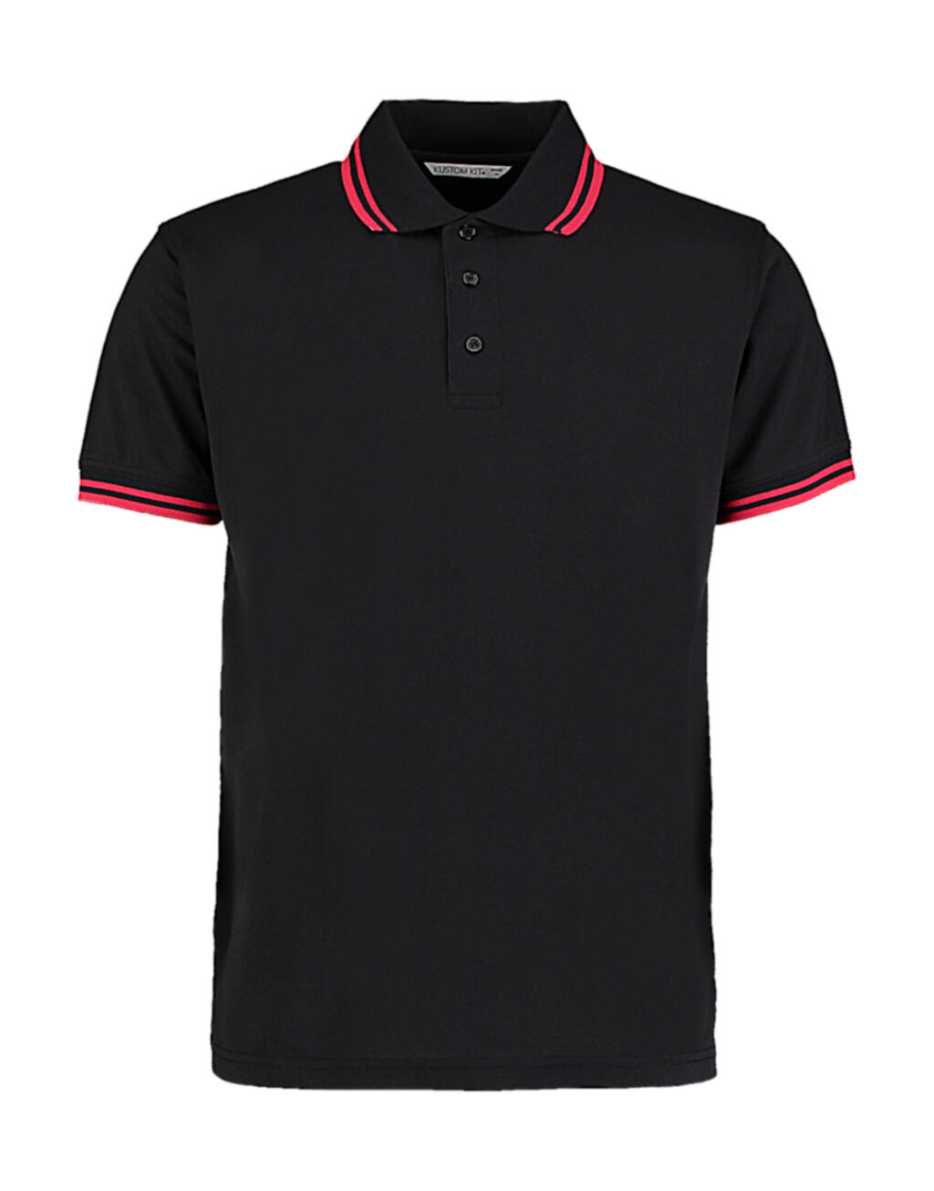 Classic Fit Tipped Collar Polo - Vue 2