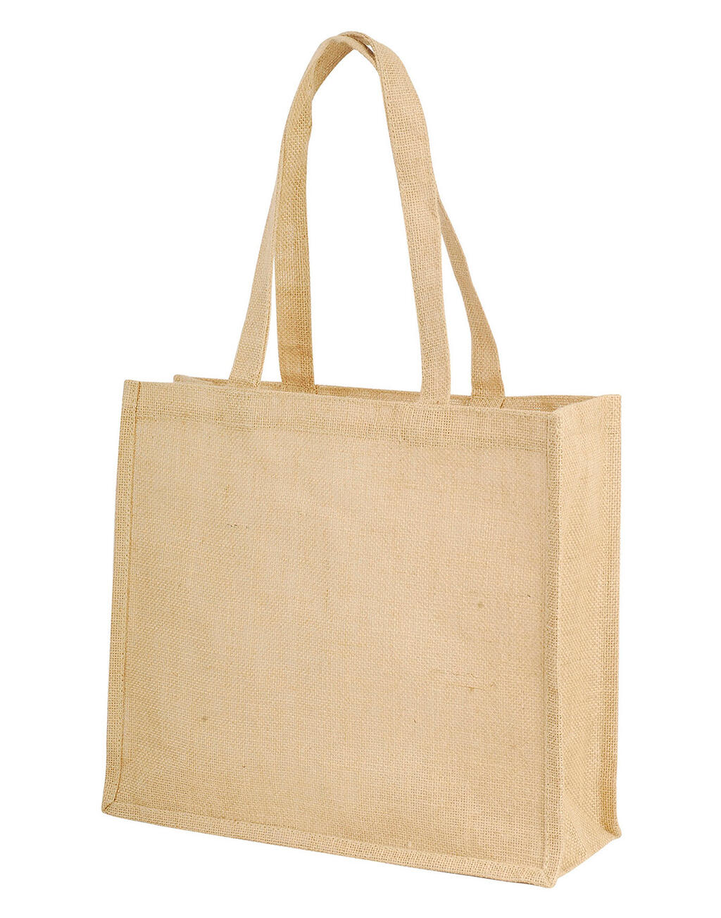 Calcutta Long Handled Jute Shopper Bag - Vue 2