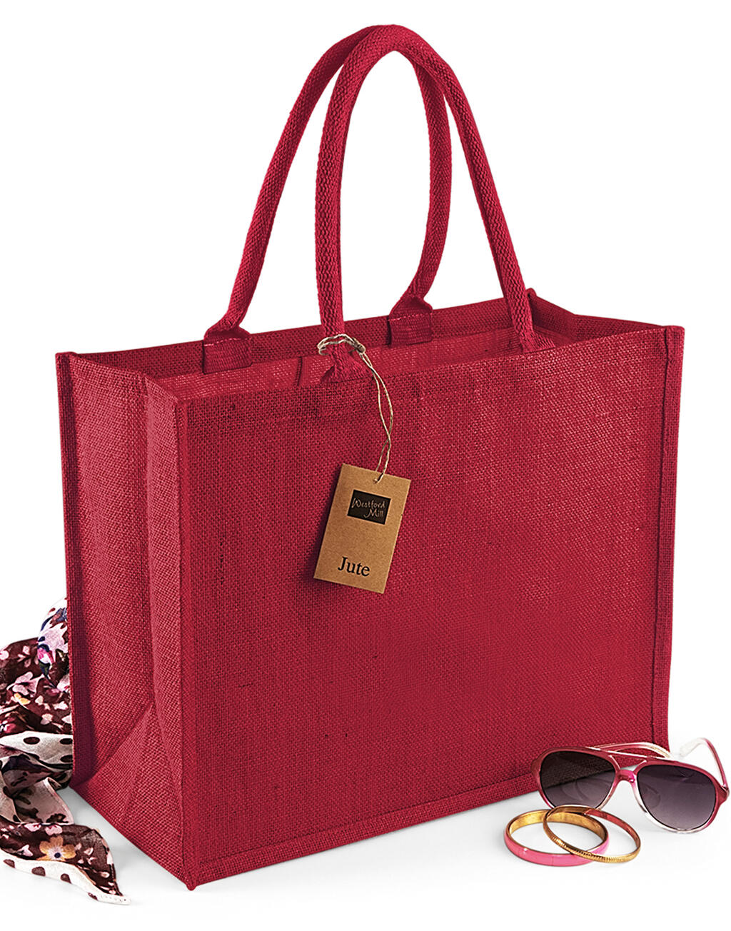Classic Jute Shopper - Vue 5