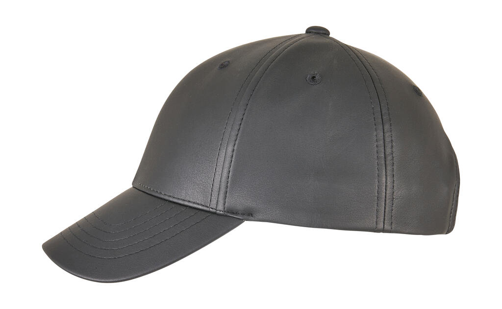 Synthetic Leather Alpha Shape Dad Cap - Vue 2