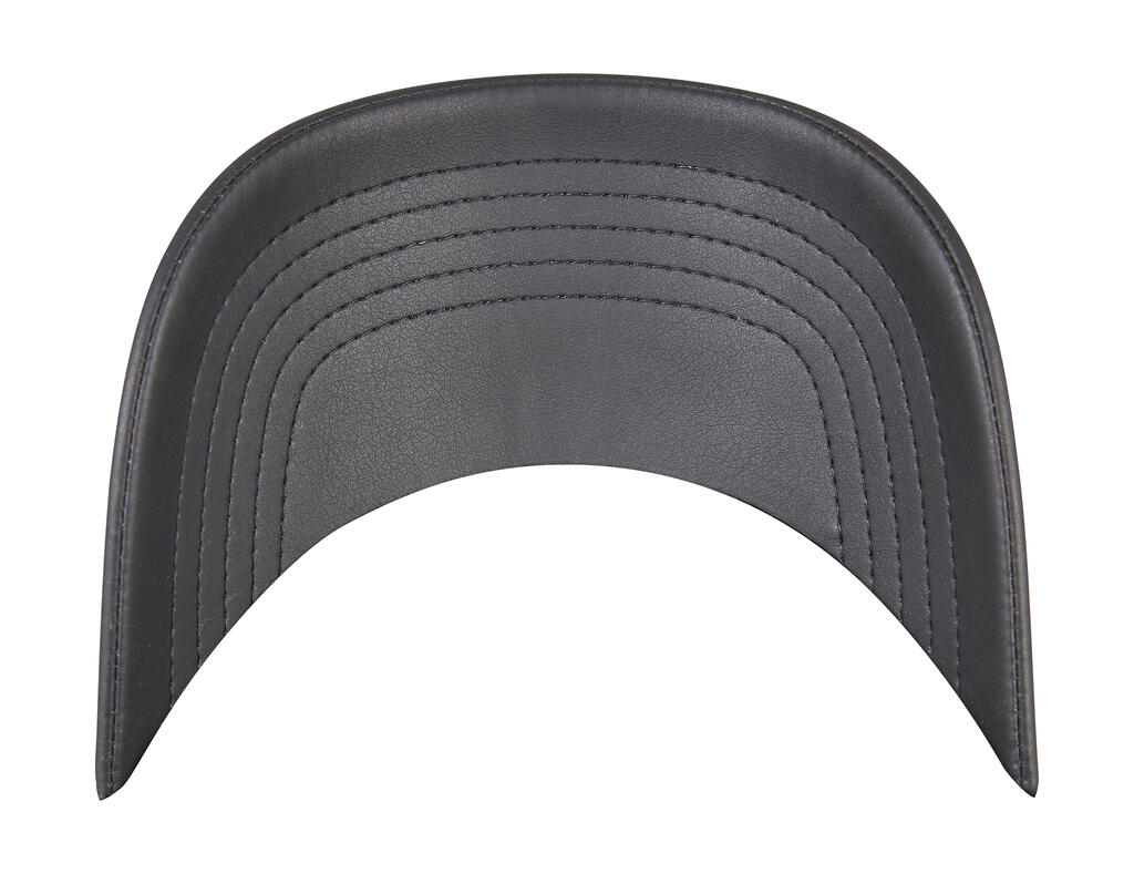 Synthetic Leather Alpha Shape Dad Cap - Vue 4