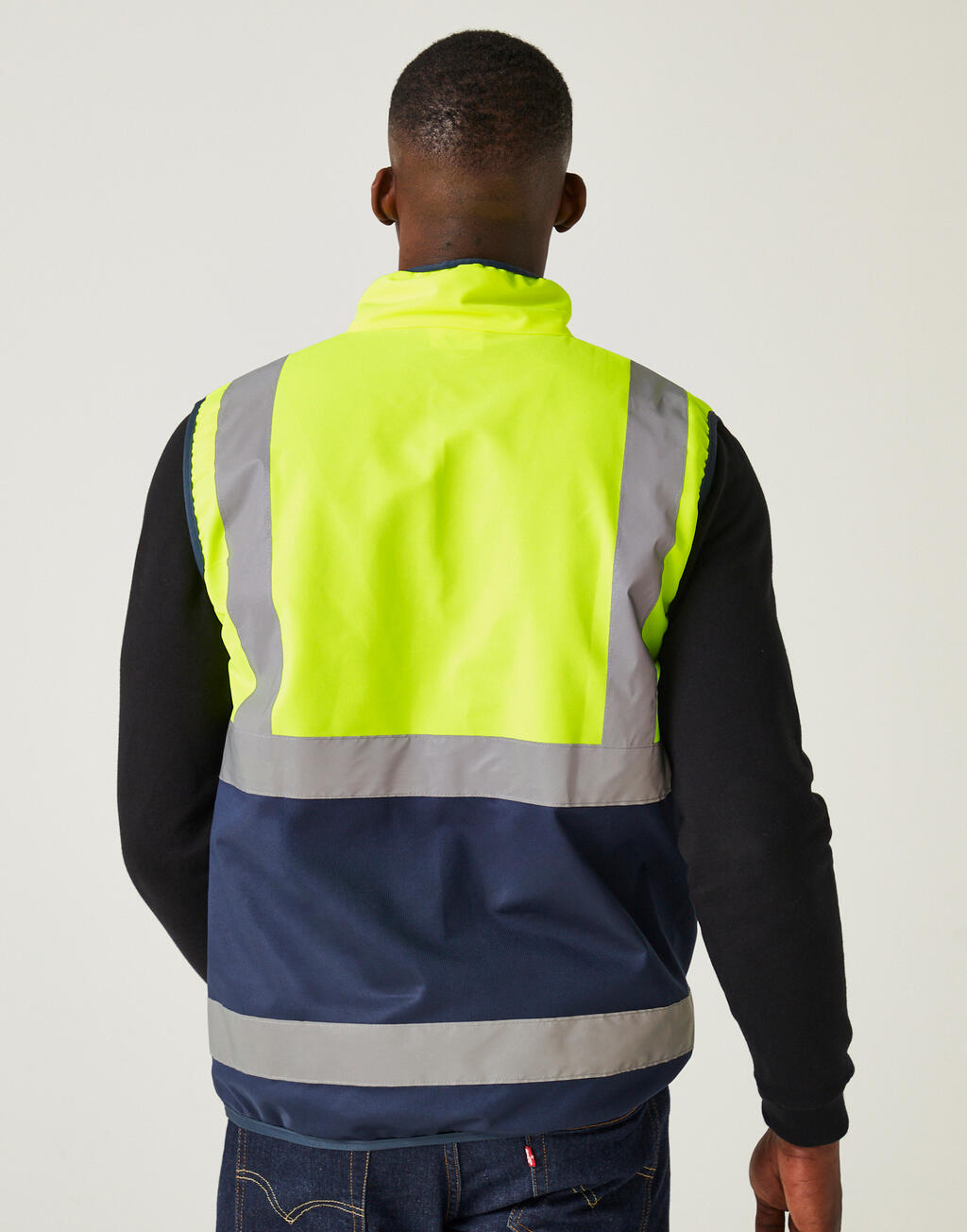 Pro Hi-Vis Full Zip Gilet - Vue 3