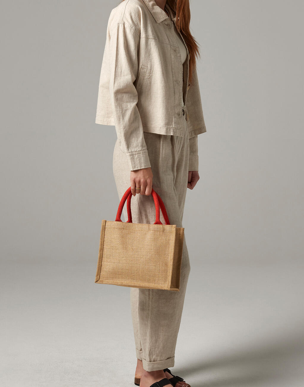 Jute Mini Gift Bag - Vue 2