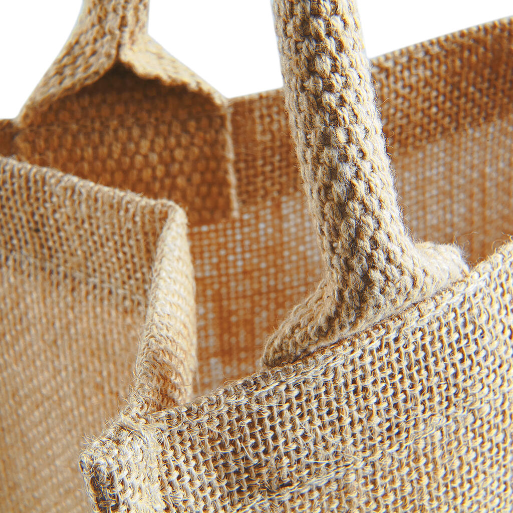 Jute Midi Tote - Vue 4