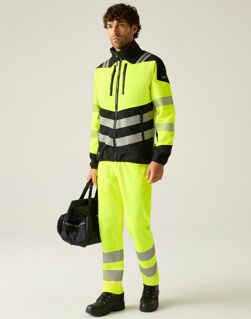 Hi-Vis X-Pro Hybrid Jacket - Vue 4