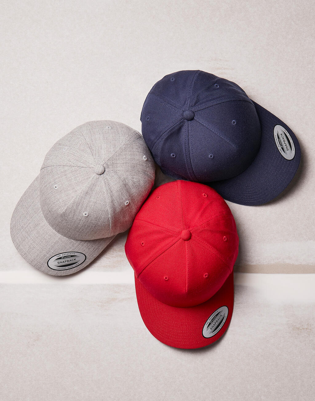 5-Panel Premium Curved Visor Snapback Cap - Vue 2