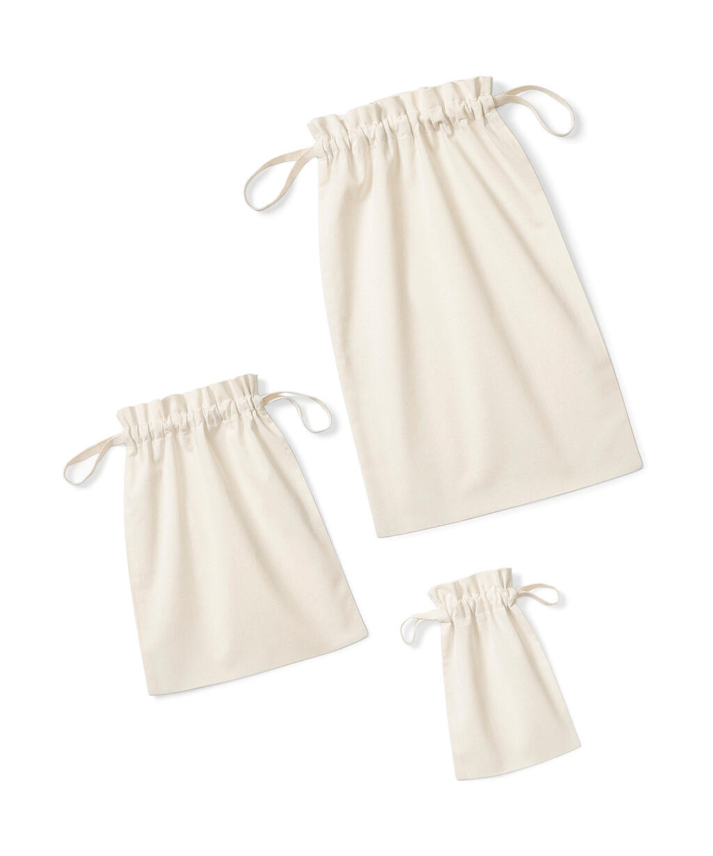 Organic Cotton Drawcord Bag - Vue 2