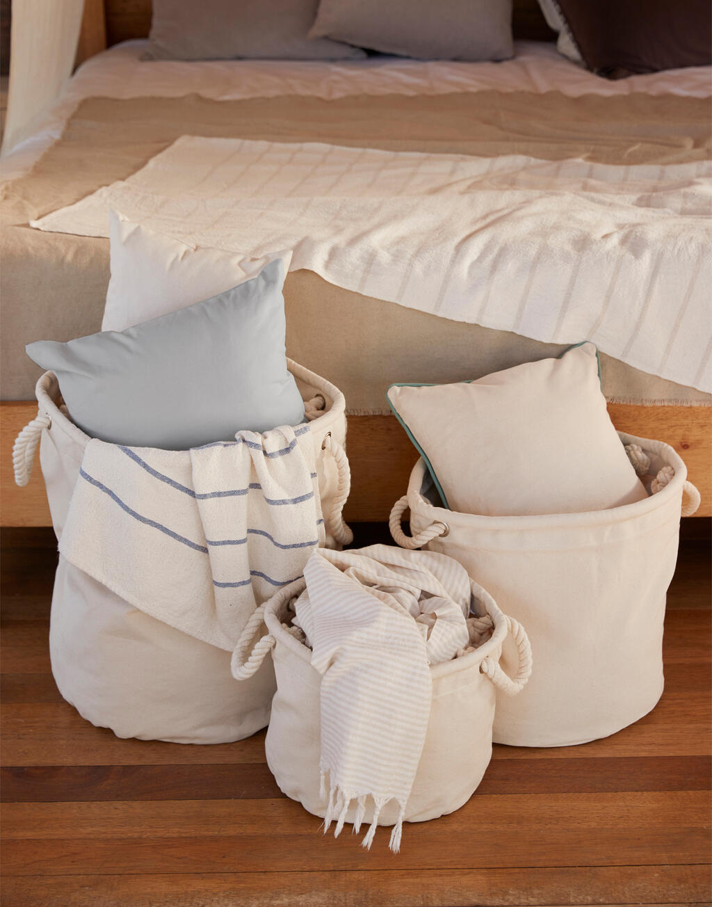Fairtrade Cotton Canvas Cushion Cover - Vue 3