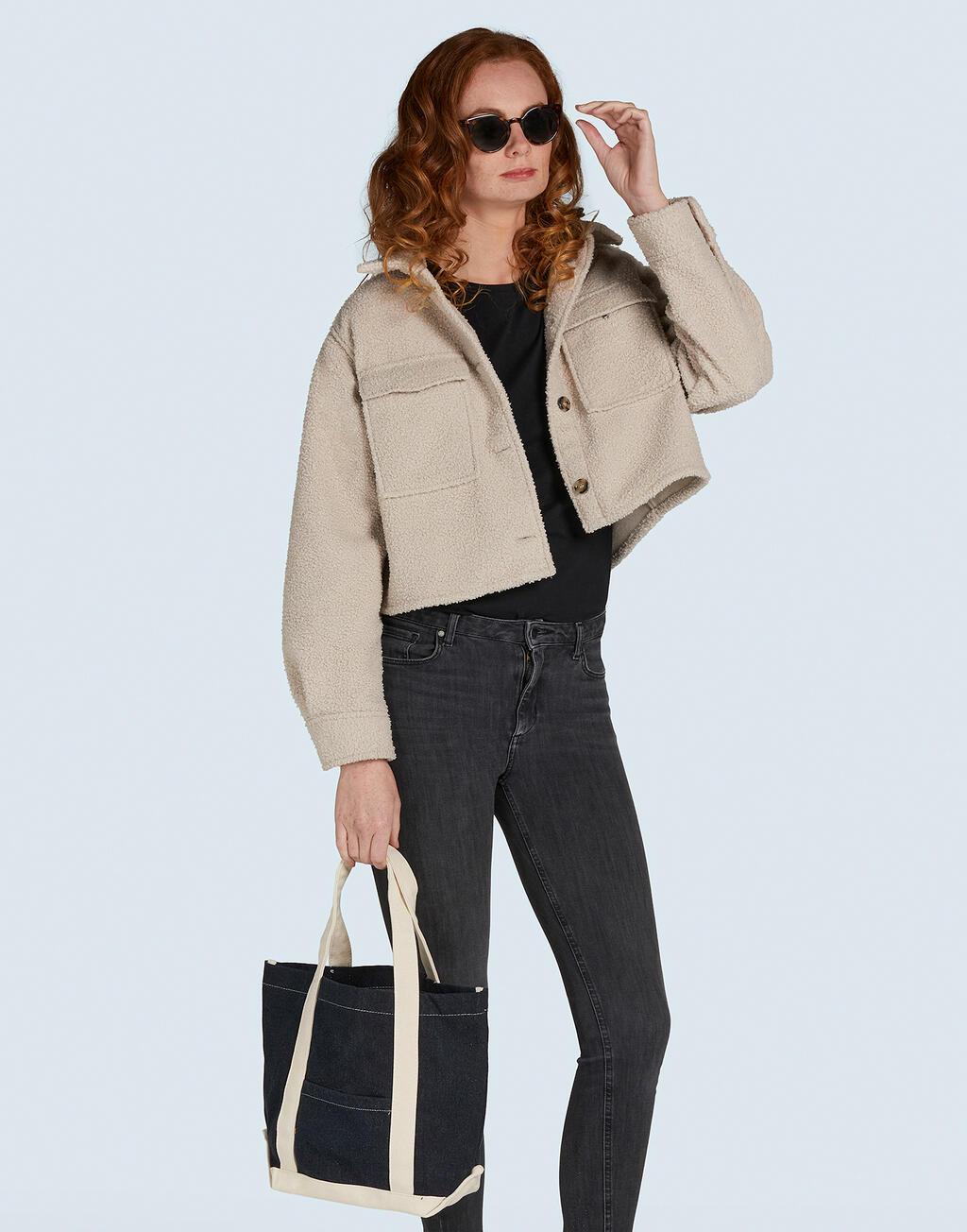 Canvas Denim Shopper - Vue 2