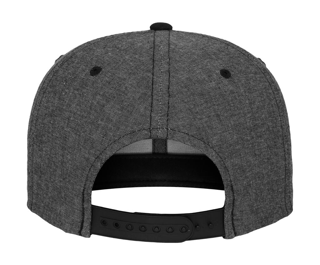 Chambray-Suede Snapback - Vue 5
