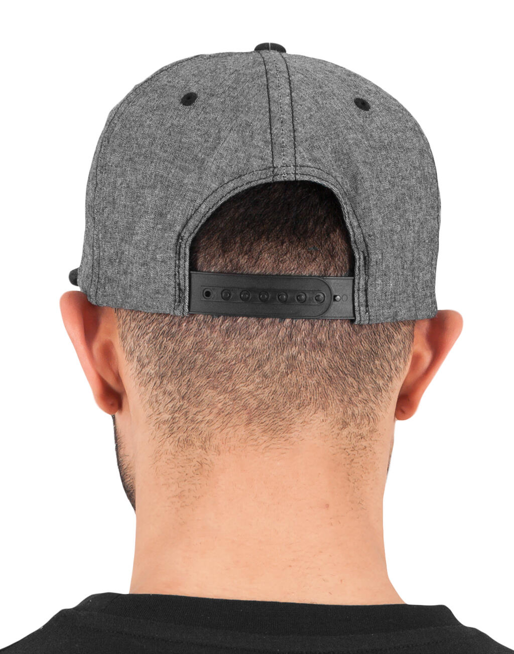 Chambray-Suede Snapback - Vue 2