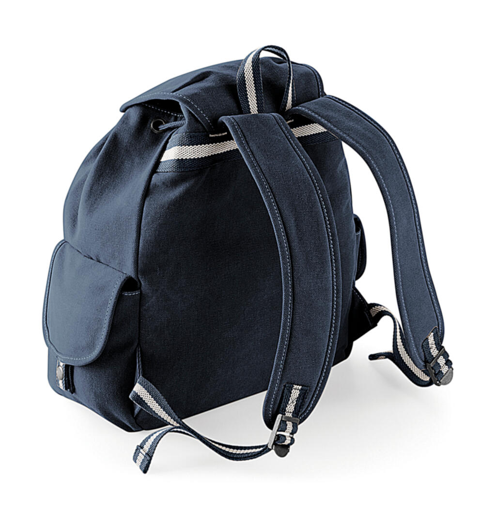 Vintage Canvas Backpack - Vue 5